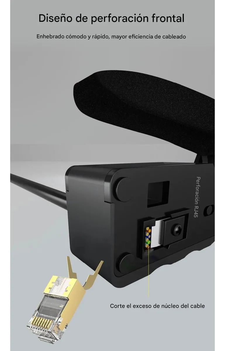 50 Conectores Blindados Ethernet Rj45 Cat7 Dorado