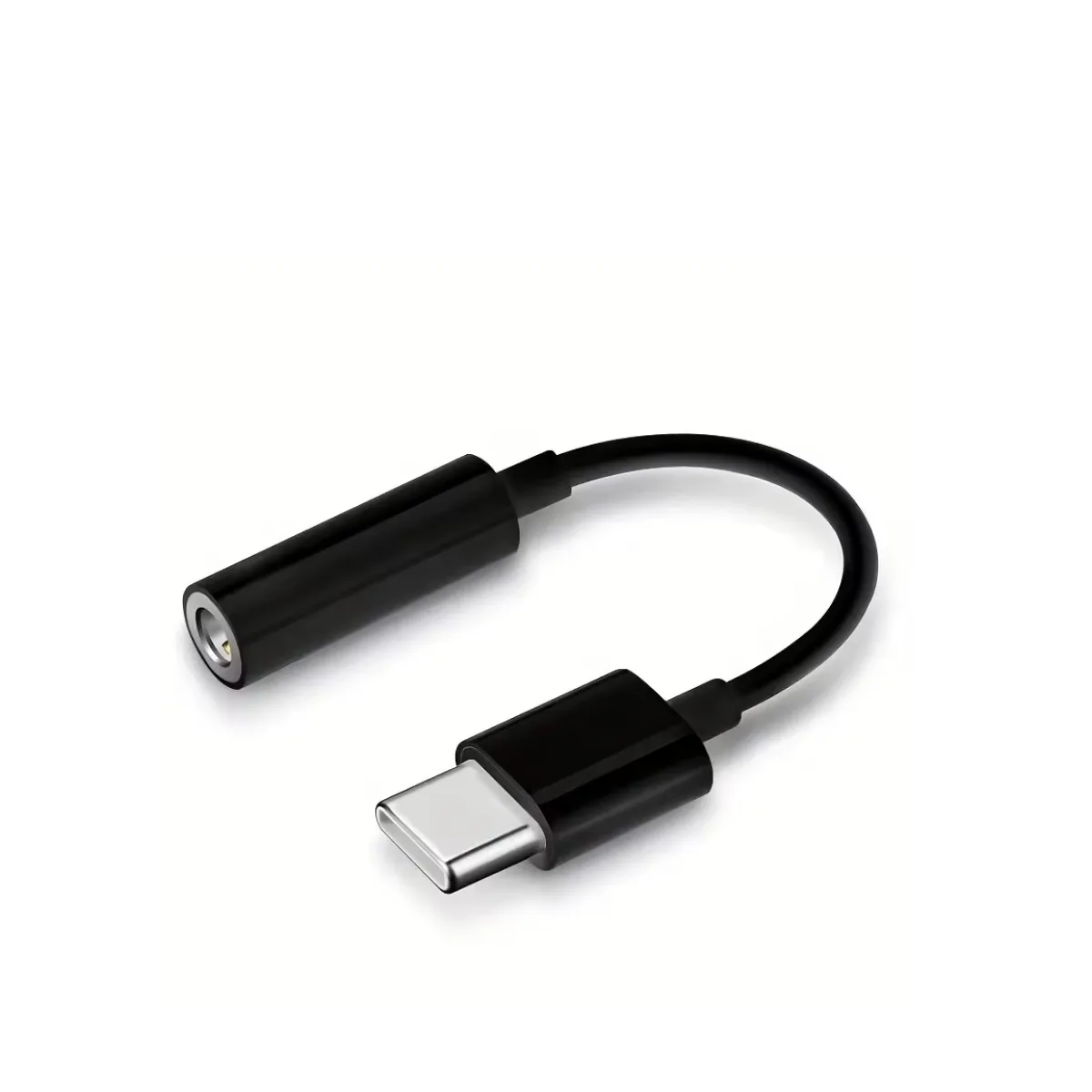 Adaptador Audio Dac Tipo C A Plug 3.5mm Hires Hifi 48khz Negro 5.0