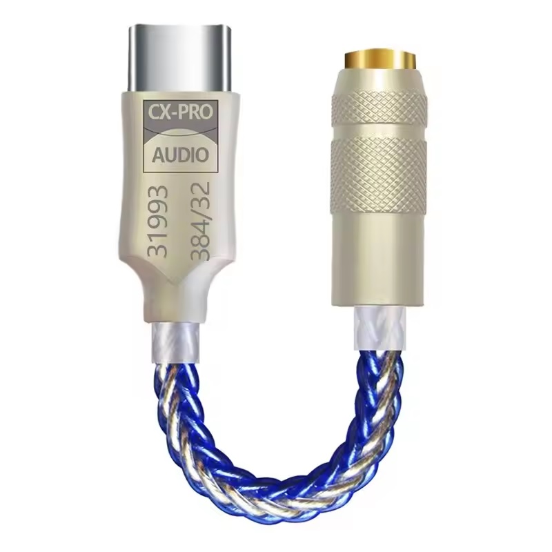 Adaptador DAC USB C a 3.5 mm HIFI 384kHz Audio Alta Resolución Compatible Android iPhone