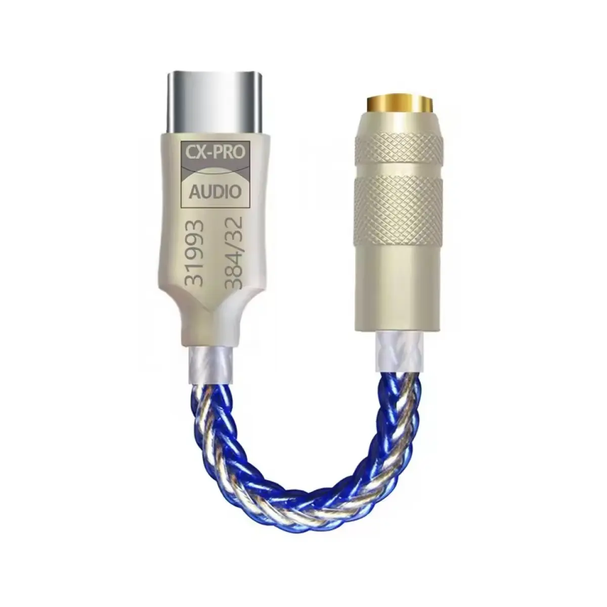 Adaptador DAC USB C a 3.5 mm HIFI 384kHz Audio Alta Resolución Compatible Android iPhone