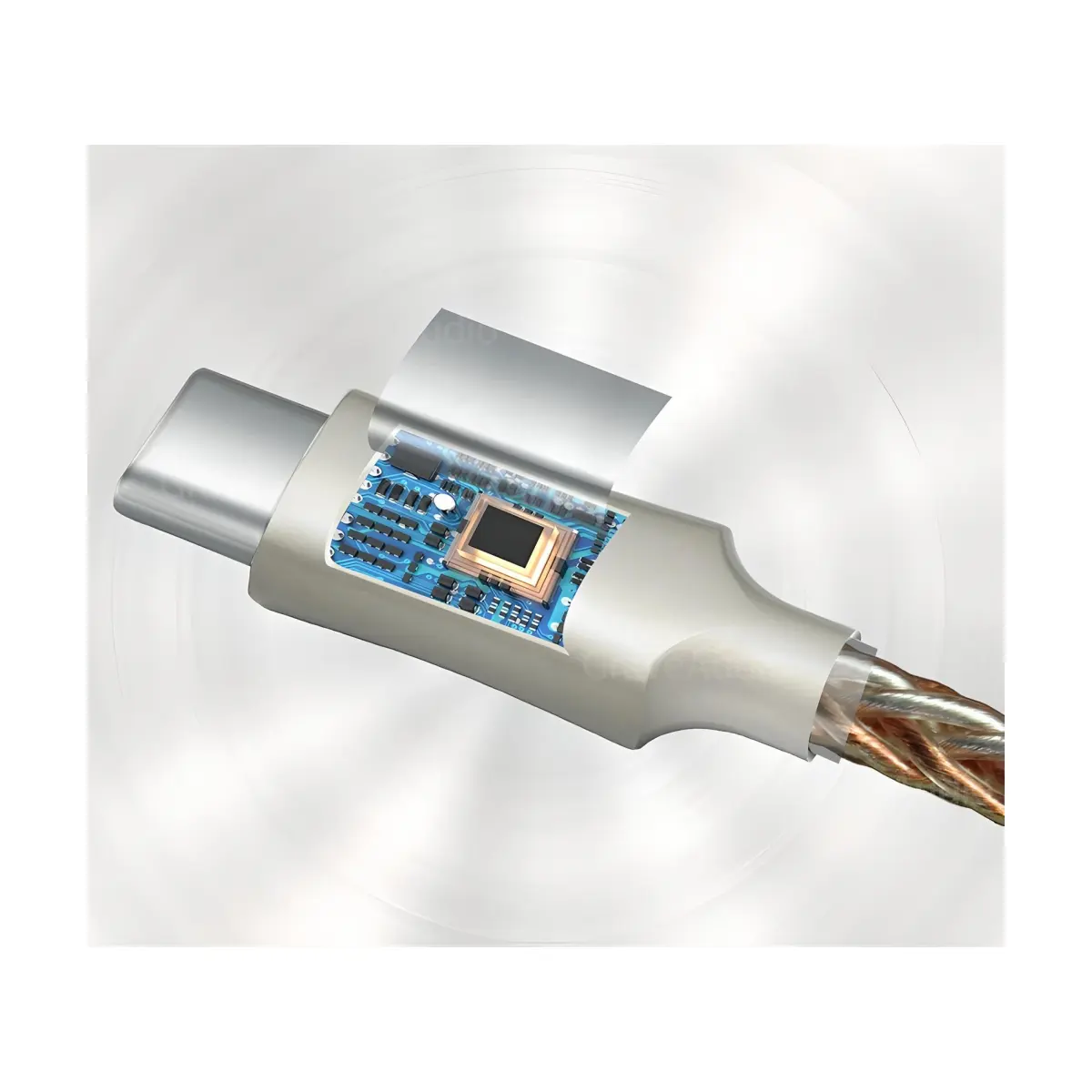 Adaptador DAC USB C a 3.5 mm HIFI 384kHz Audio Alta Resolución Compatible Android iPhone