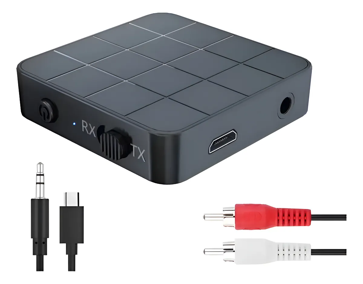 Adaptador Emisor Receptor 2 En 1 Bluetooth 5.0 Kn321
