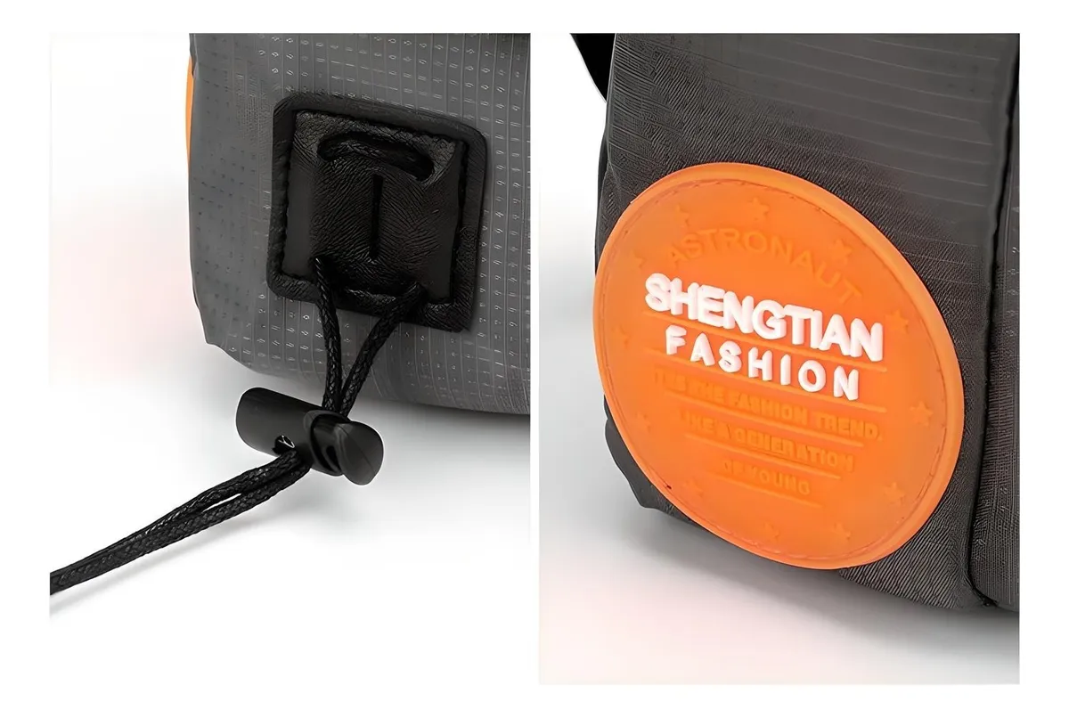 Bolso Bandolera De Hombre Nylon Crossbody Elige Color Azul Oscuro