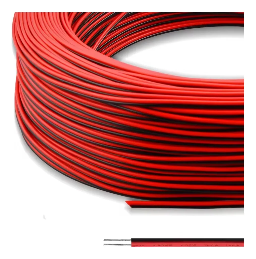 Cable Eléctrico 10m Calibre 22awg 2pin Tira Led