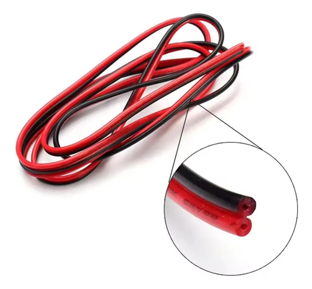 Cable Eléctrico 10m Calibre 22awg 2pin Tira Led