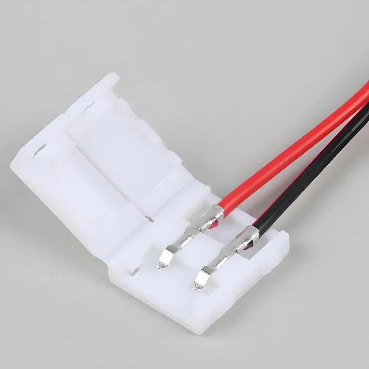 Cables Conectores Tira Led 2 Pines 10mm 5050 Unicolor Para Tiras Led 2 Pines 10mm De Ancho