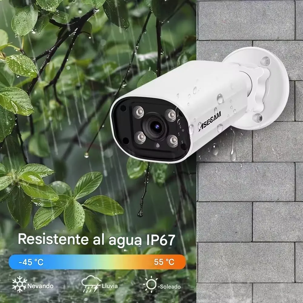 Cámara Seguridad 4mp Lente 3.6mm Alta Resolución Blanco