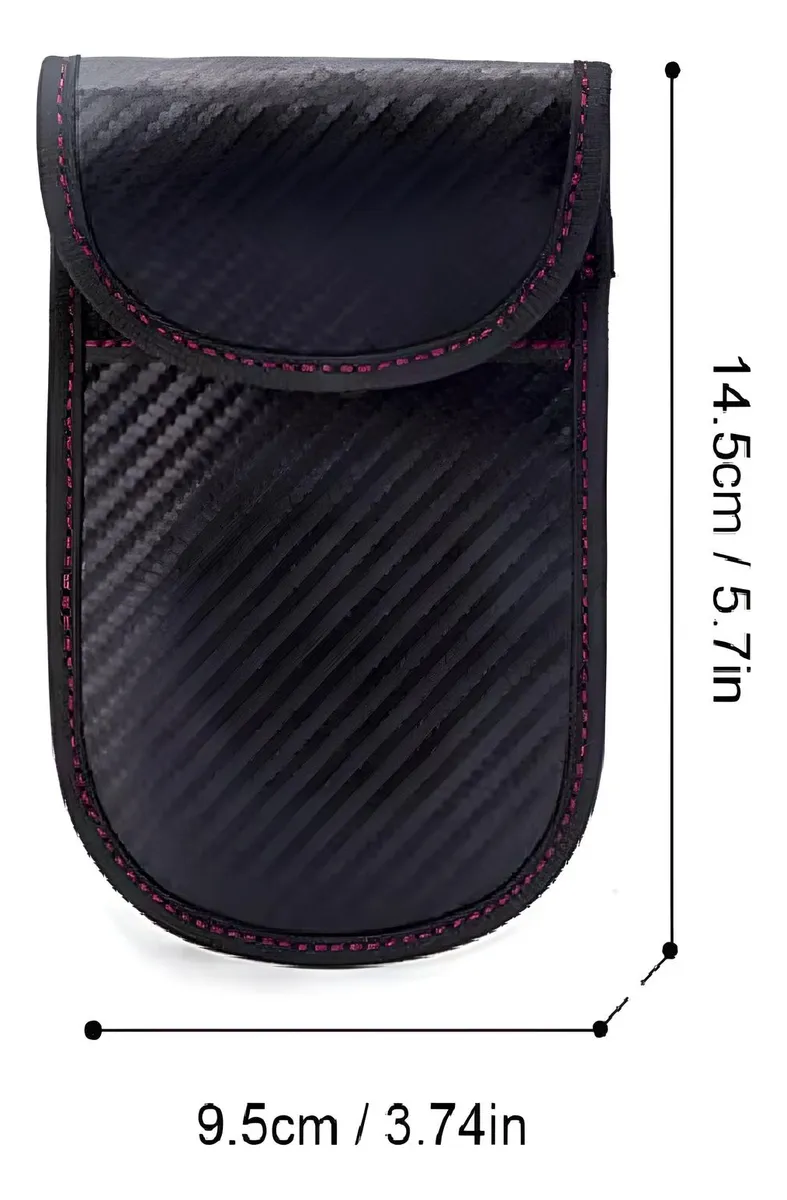 Cartera Antirrobo Rfid Seguridad Tarjetero Negro Rayas