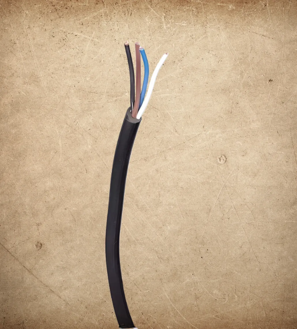 Conector M12 Hembra 4 Pines Tipo L Cable 2m Negro