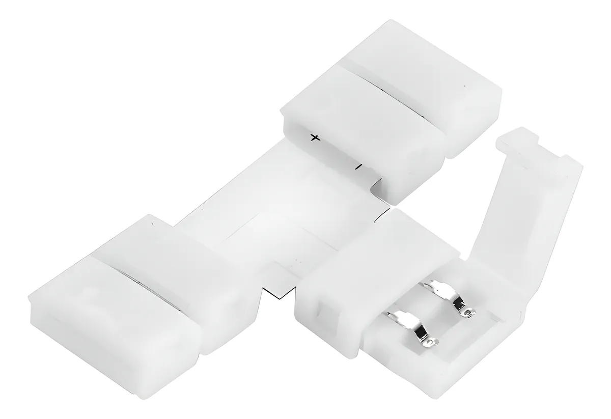 Conector Tira Led Tipo T 2 Pines Ancho 10mm