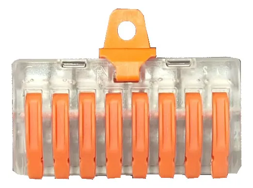 Conectores Electricos Rapidos Palanca 8 Pines Con Grapa