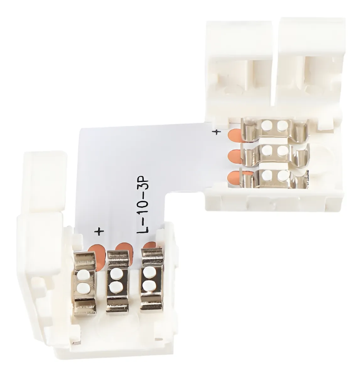 Conectores Rápidos L Tira Led Pixel Digital 3 Pines 10mm