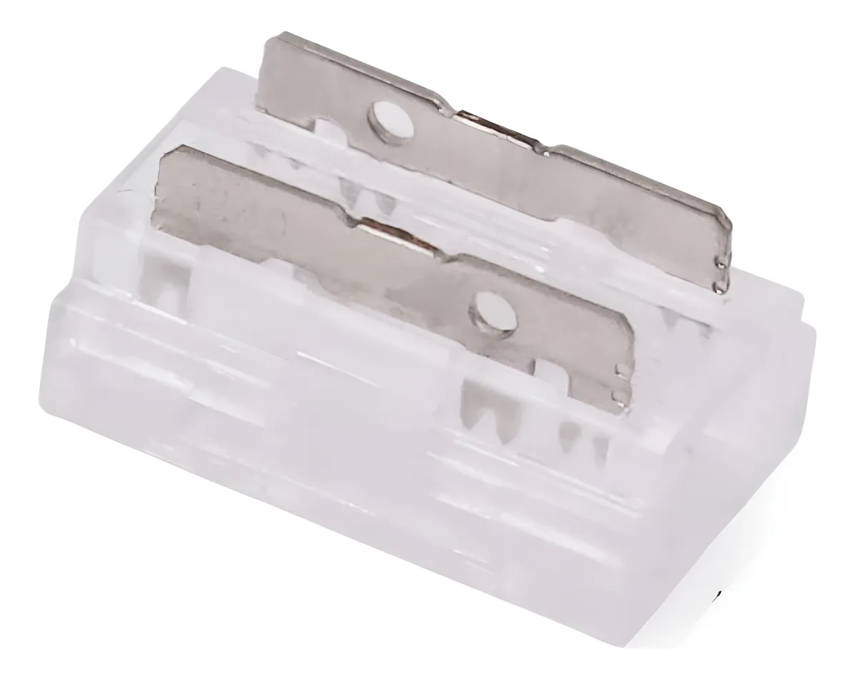 Conectores Tira Led Cob Unicolor 2 Pines 8mm De Ancho