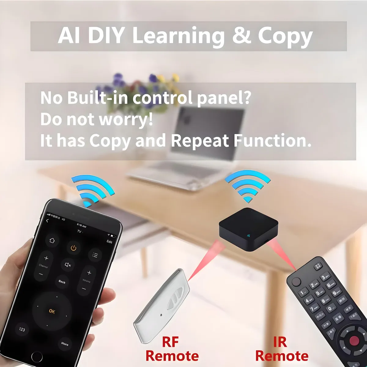Control Inteligente Wifi Ir + Rf Smart Life Alexa Google