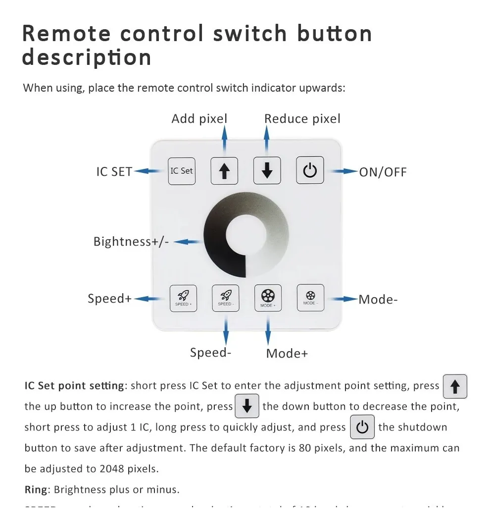 Controlador Control Secuencial Efecto Agua Corriendo 4 Salid Blanco
