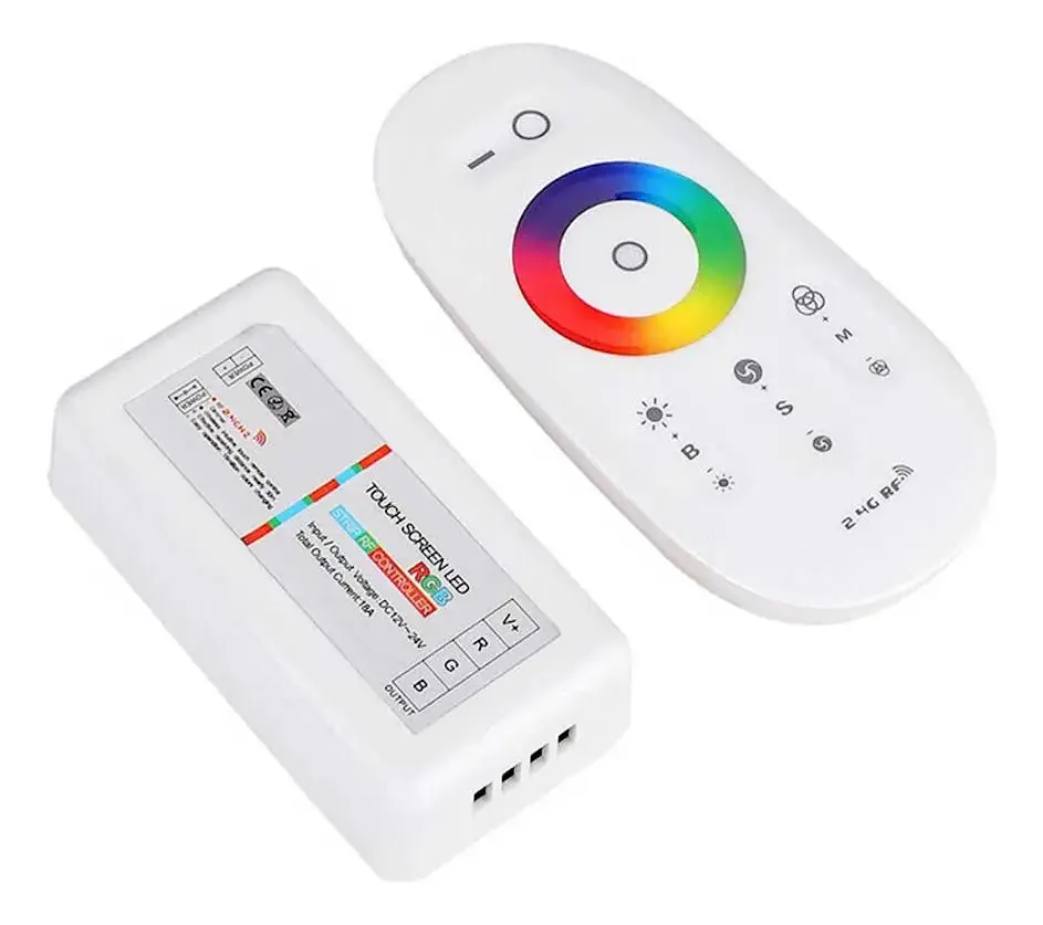Controlador Tira Led Rgb Con Control Táctil Rf 2.4ghz