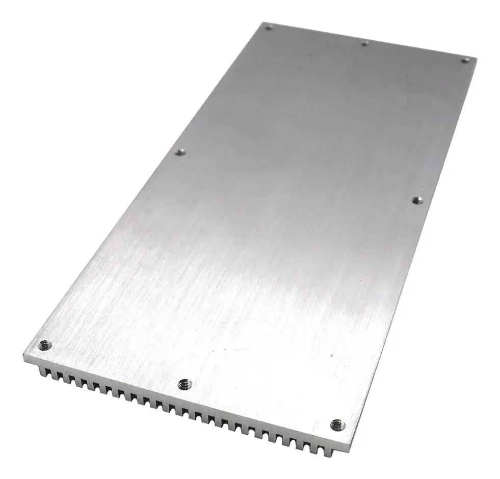 Disipador Calor Led Cob Aluminio 220x100x8mm Alta Disipacion