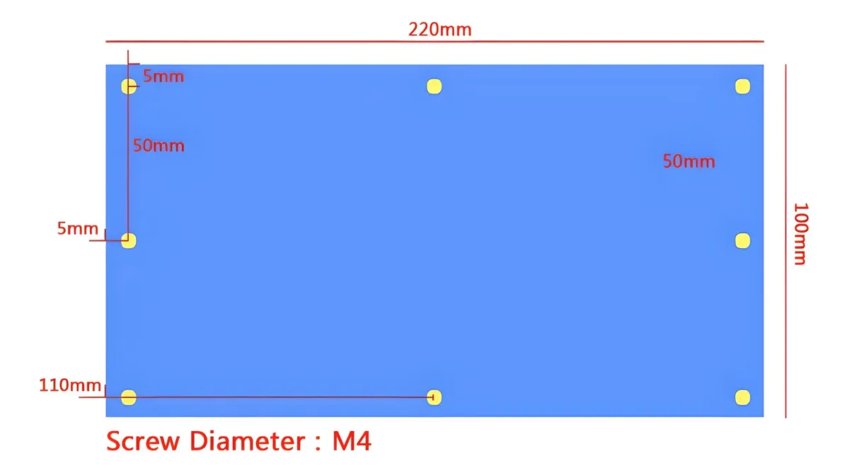 Disipador Calor Led Cob Aluminio 220x100x8mm Alta Disipacion