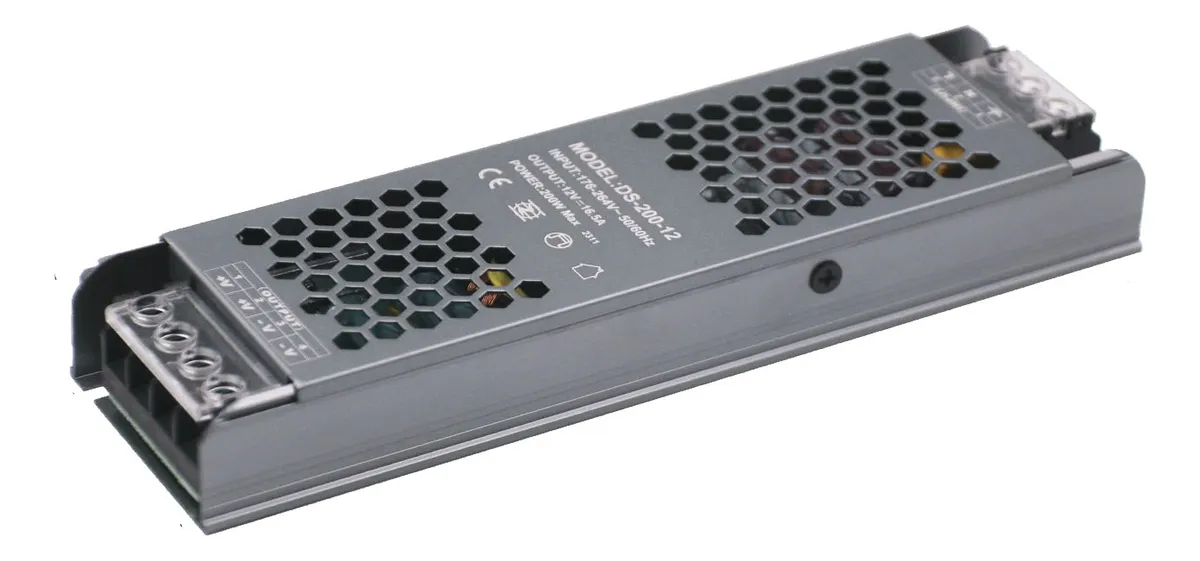 Fuente De Alimentacion Conmutada Driver Led 12v 200w 16a