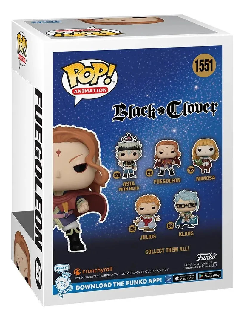 Funko Pop! Animation: Black Clover Fuegoleon Vermillion 1551