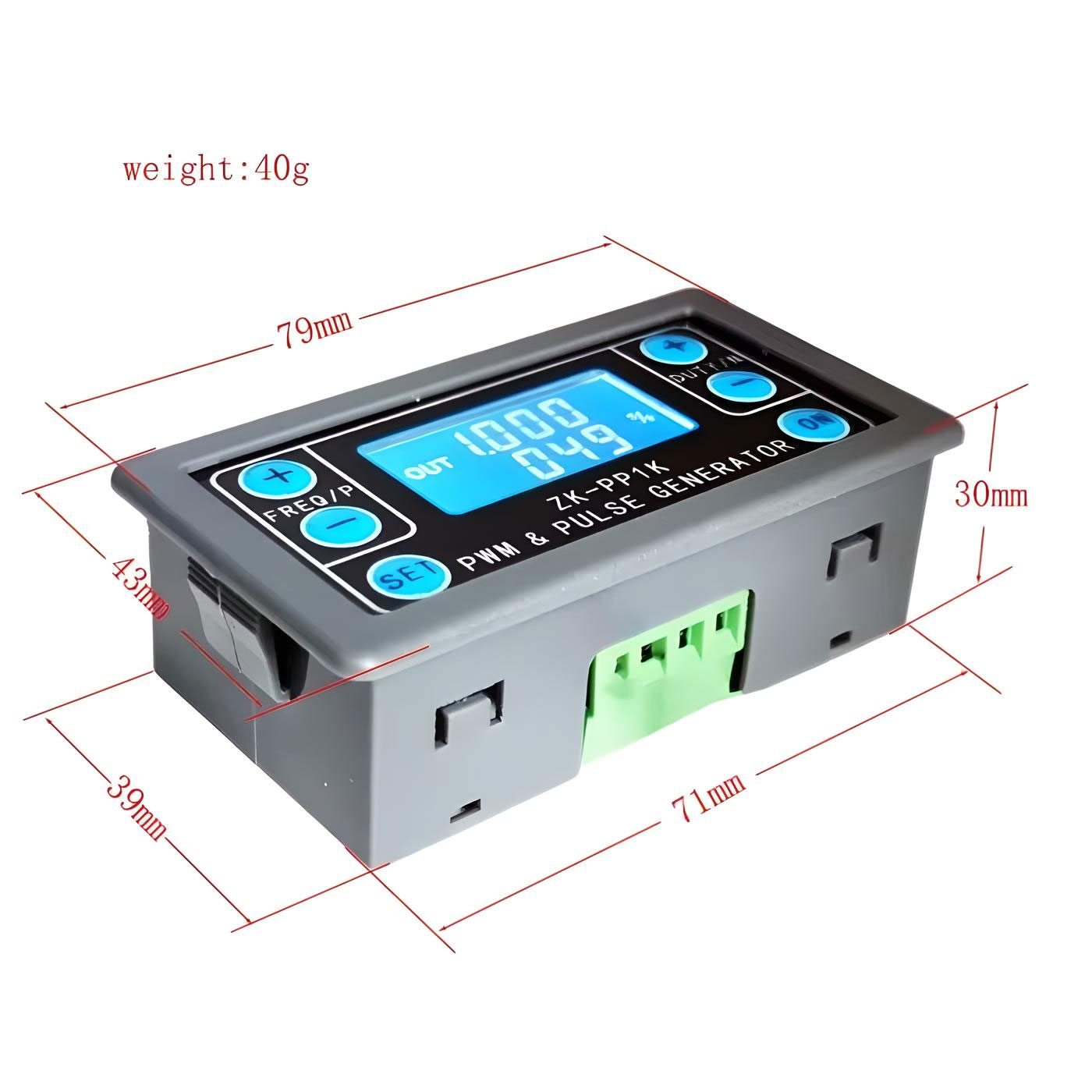 Generador De Pulsos Pwm Motor A Pasos Hasta 150khz Zkpp1k