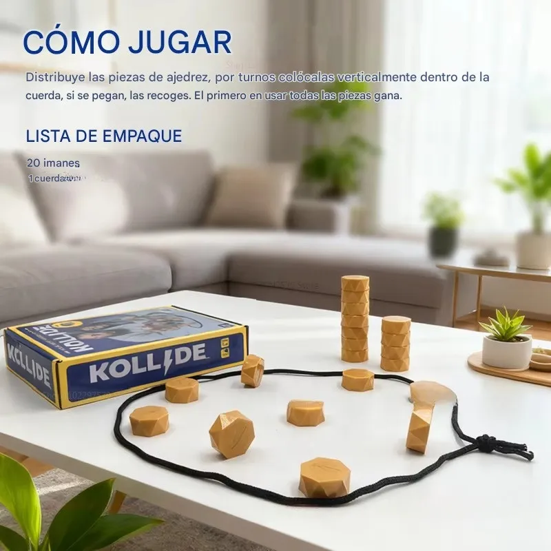 Juego De Mesa Ajedrez Magnético Para Niños Y Adultos