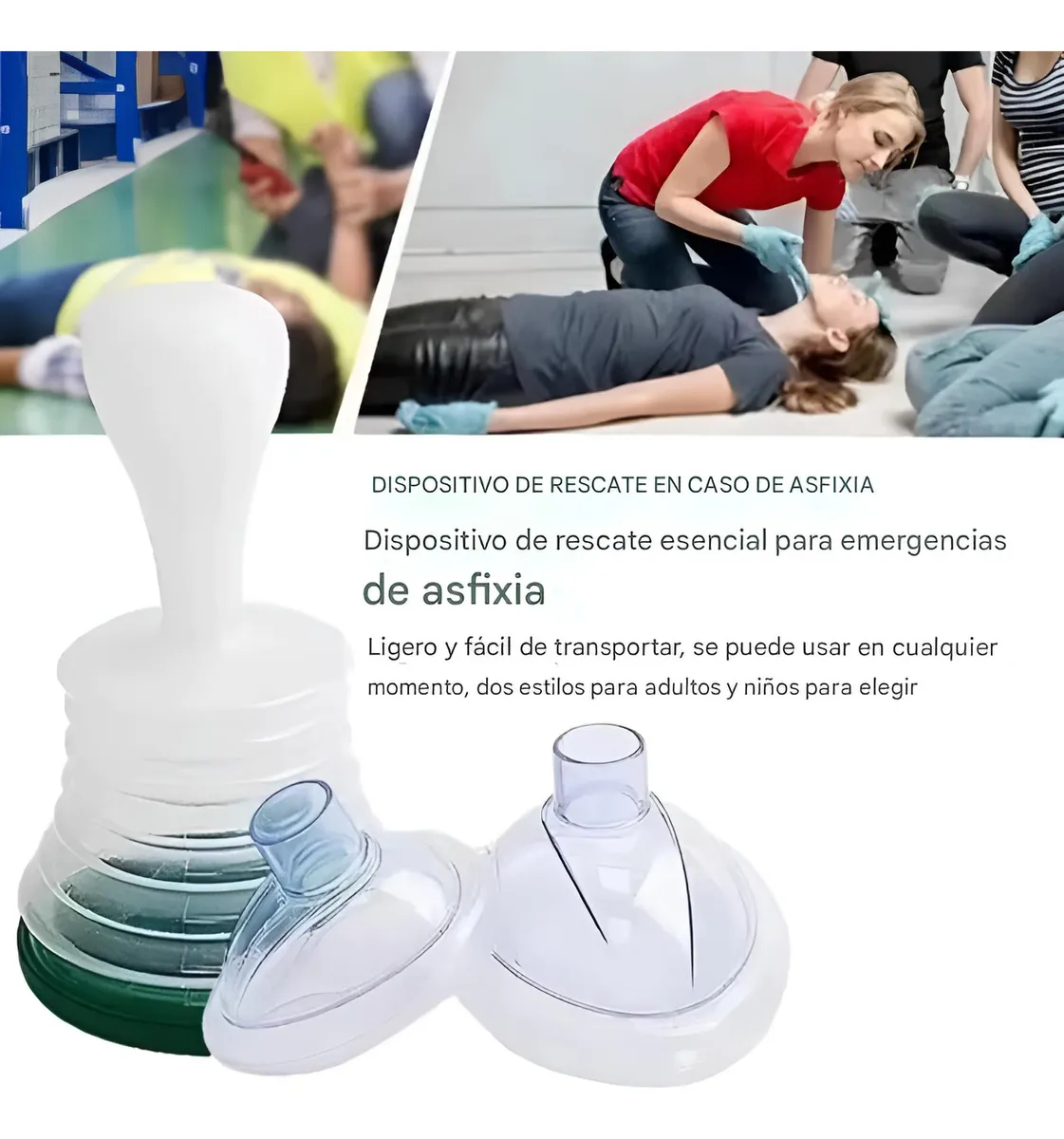 Kit Anti Atragantamiento Portátil Primeros Auxilios