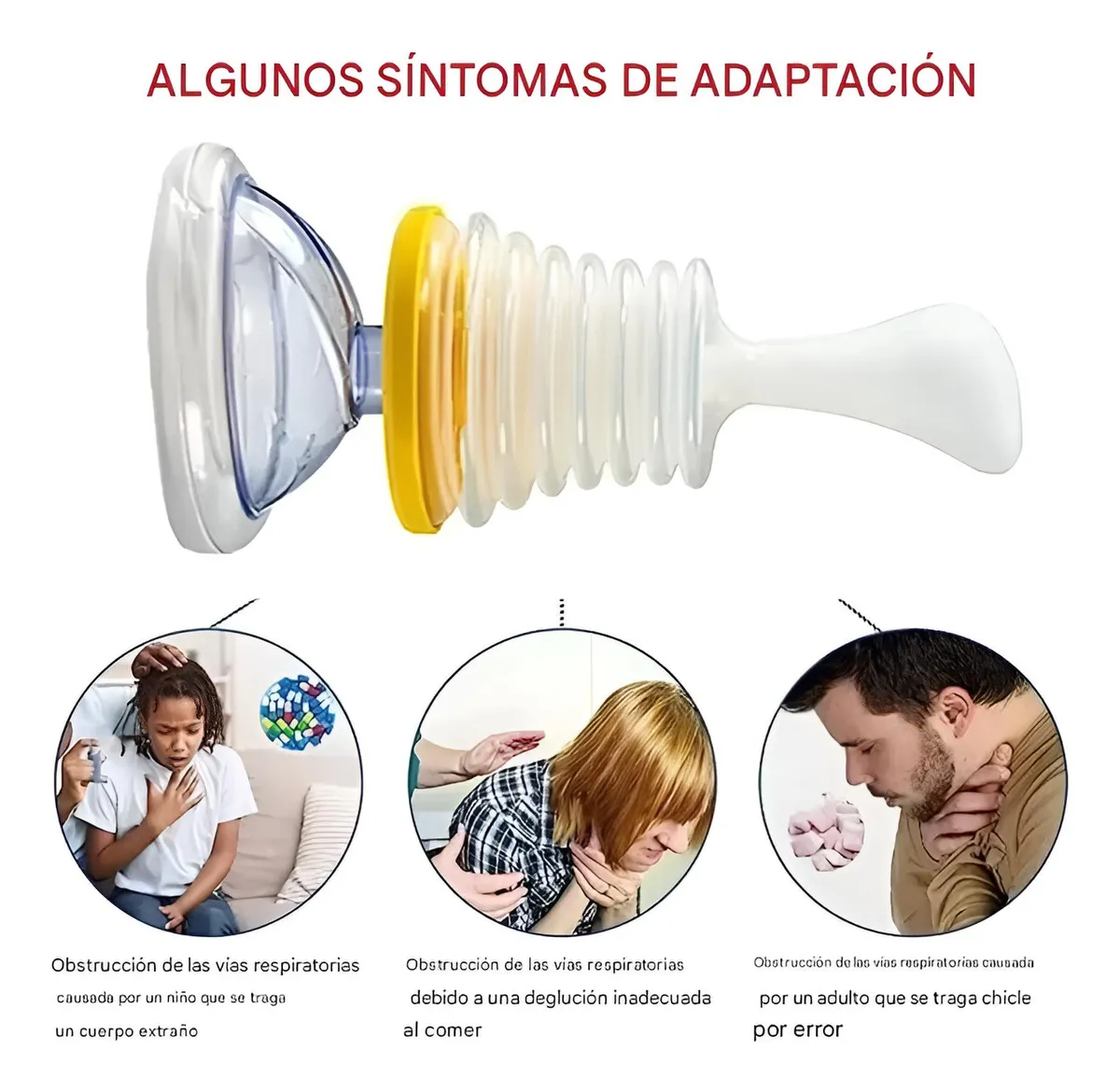 Kit Anti Atragantamiento Portátil Primeros Auxilios