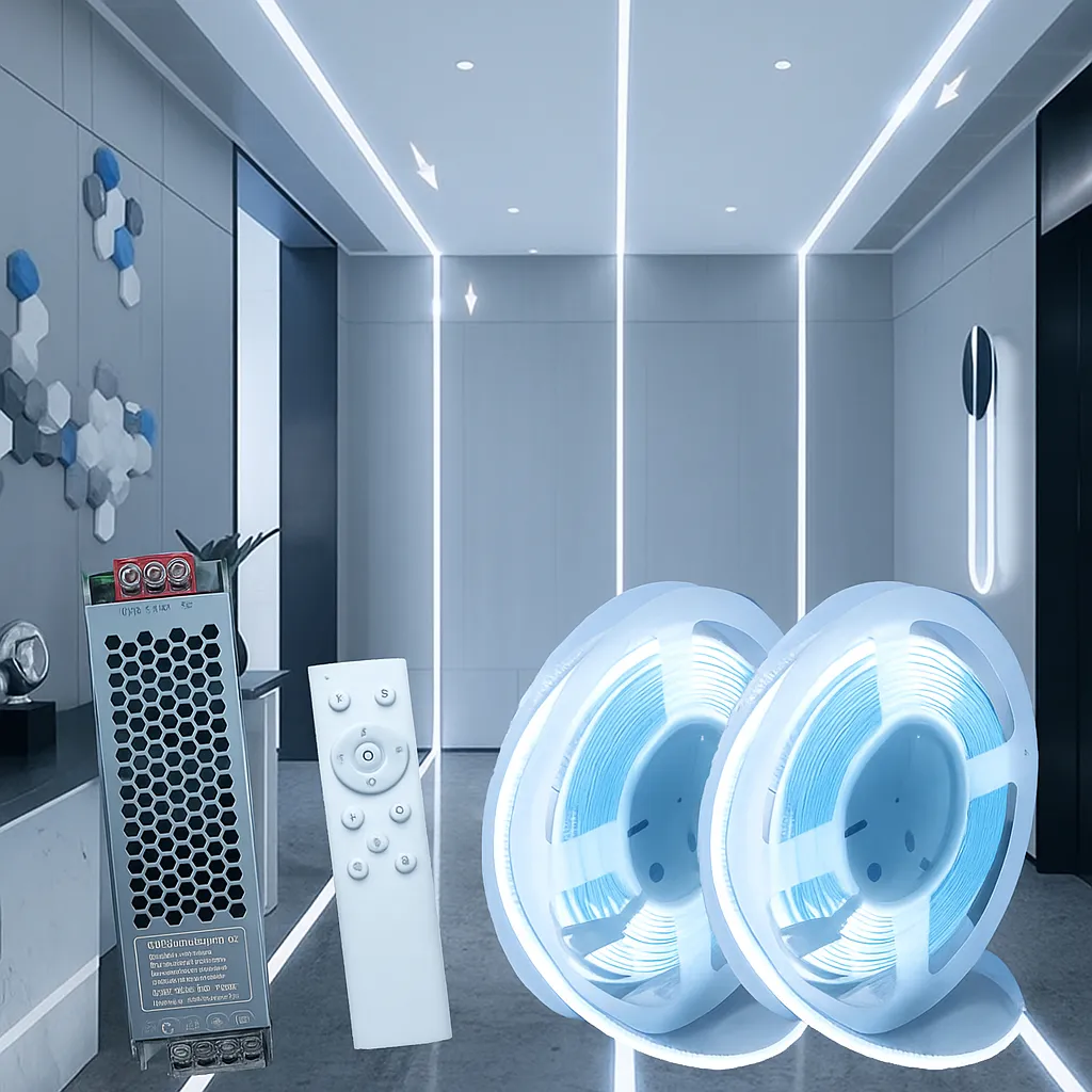 Kit Tira Led Cob Ws2811 Secuencial Efecto Agua Corriendo Blanco Frío