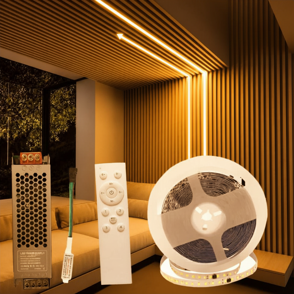 Kit Tiras Led Secuenciales Efecto Agua Corriendo Blanco Calido