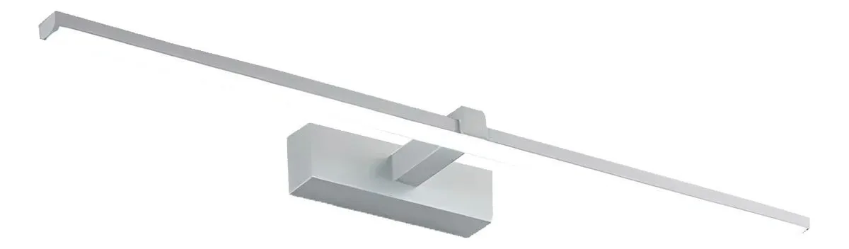 Lampara Led Minimalista Moderna Pared Espejo Baño Blanca 60cm Blanco 3 Tonos