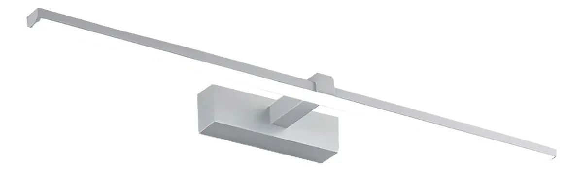Lampara Pared Espejo Baño 60cm Blanca Led Blanco Frio