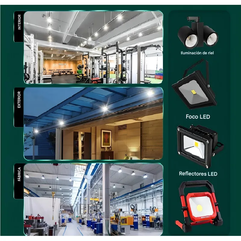 Led Cob 50w Alta Potencia 110v Selecciona Tono