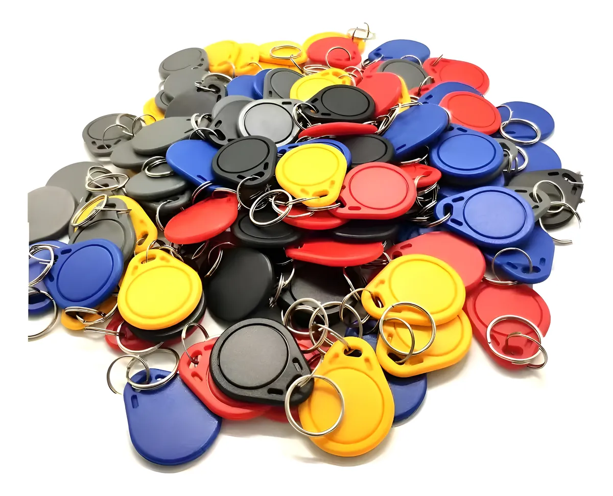 Llaveros Proximidad Tags Duplicables Rfid 13,56 Mhz Mixcolores