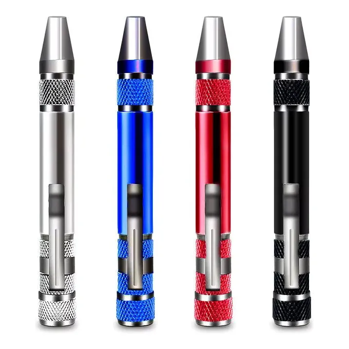 Mini Desatornillador Precision Perillero 8 Puntas Negro