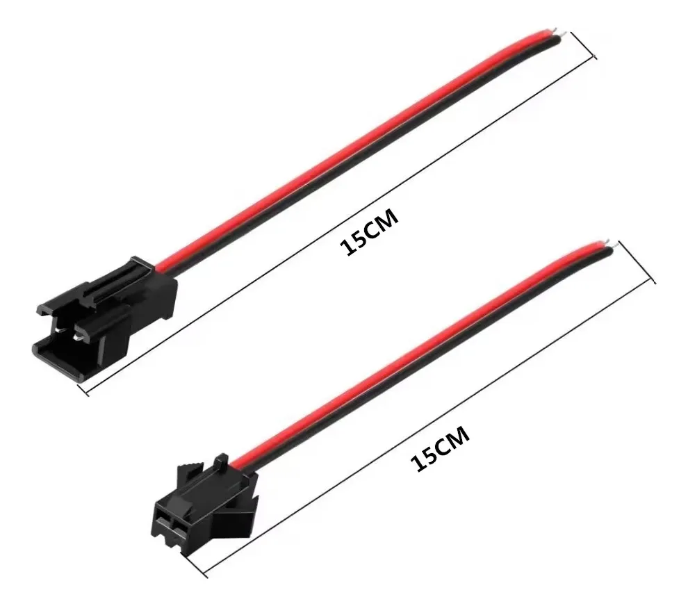 Pares Jst 2 Pines 15cm Tiras Led Pixel Digital Rgbic Y Monocromáticas Agua Corriendo