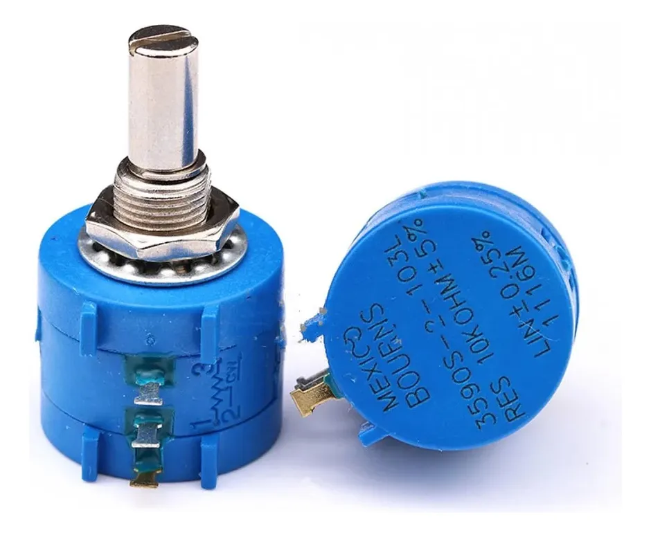 Potenciometro Precisión 10k 3590s Con Perilla 10 Vueltas