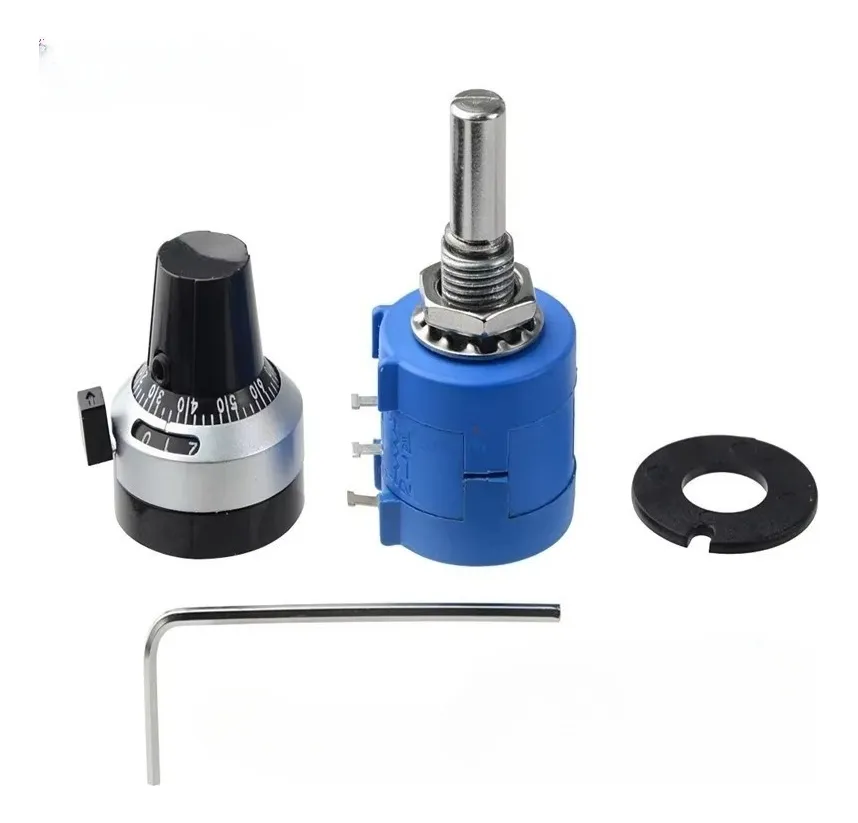 Potenciometro Precisión 10k 3590s Con Perilla 10 Vueltas