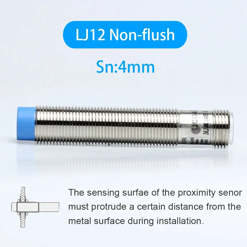 Sensor De Proximidad Inductivo M12 Dc 4 Pines 4mm Npn No Nc