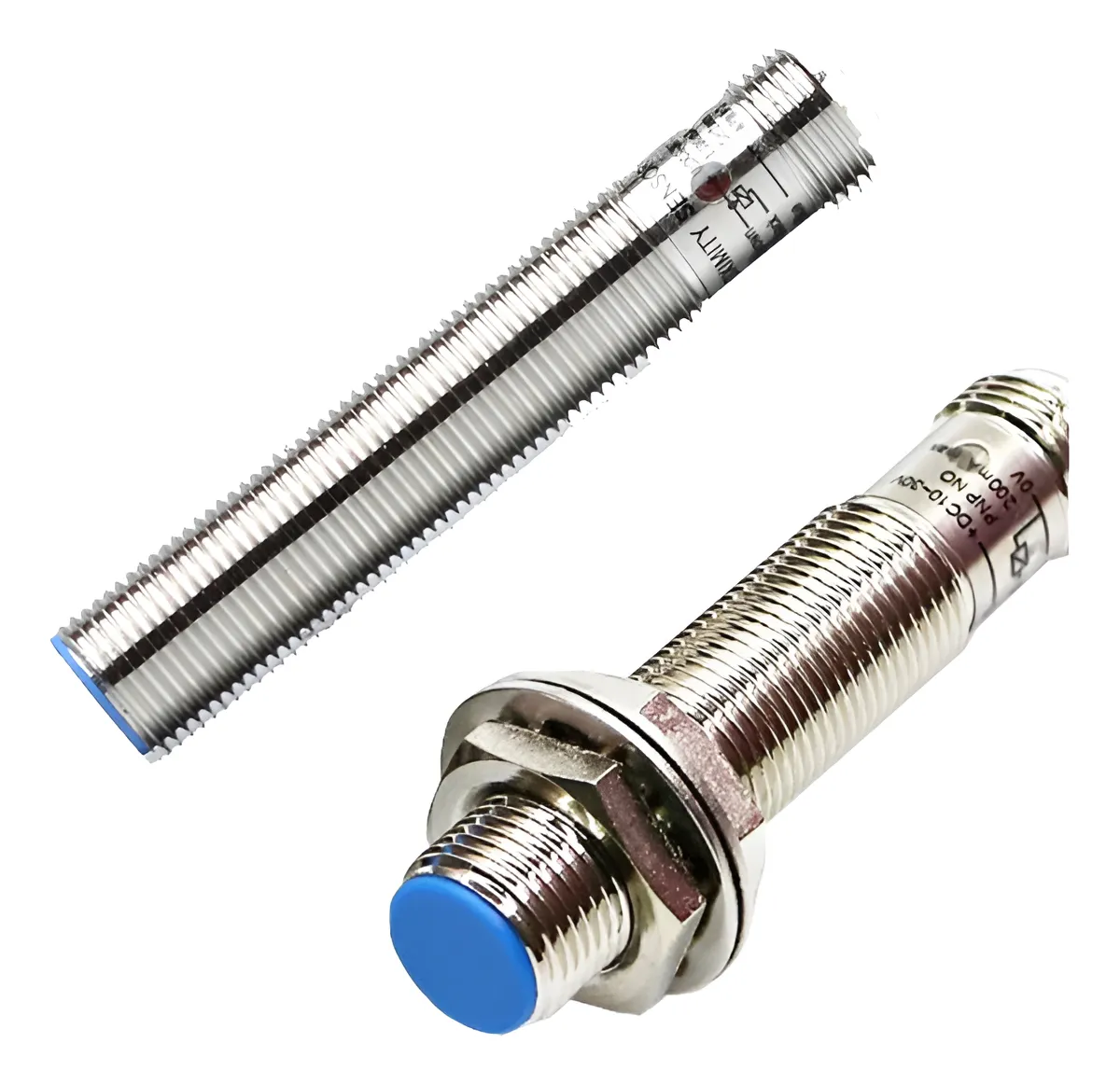 Sensor Proximidad Inductivo Dc M12 Npn No + Nc Rasante