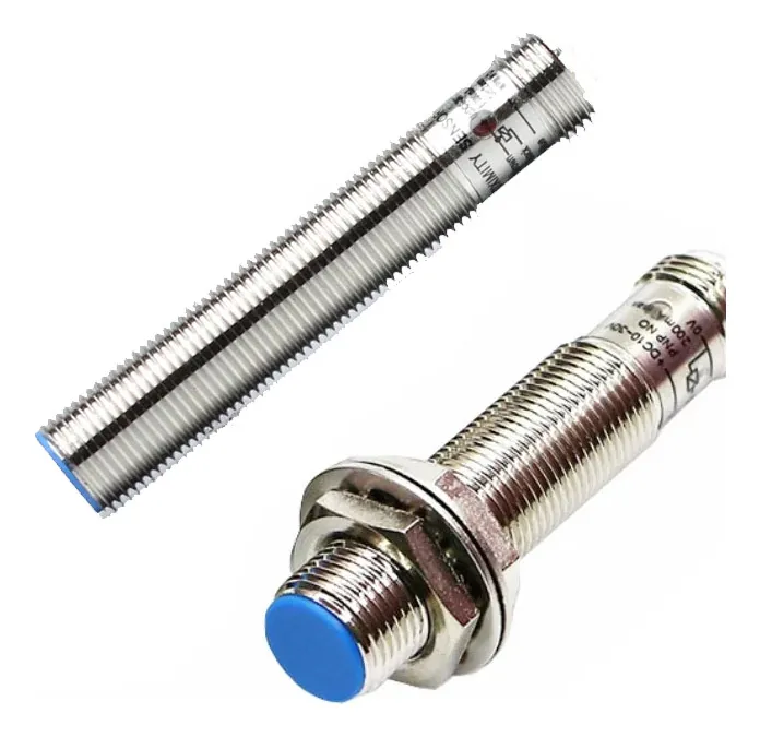 Sensor Proximidad Inductivo Dc Pnp M12 2mm No + Nc Rasante
