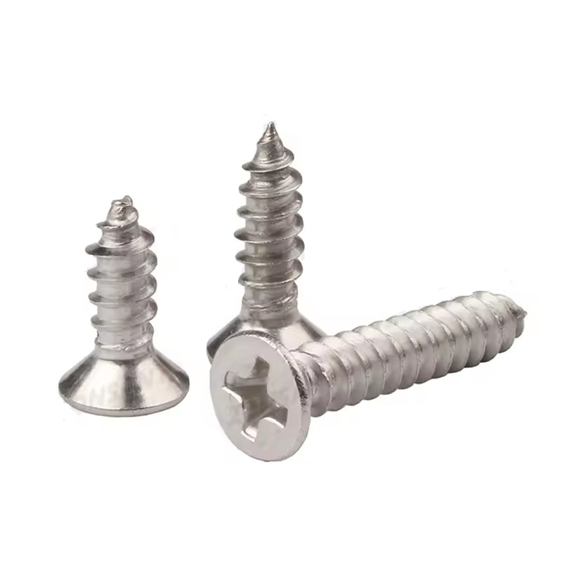 Tornillo Pija Cabeza Plana #12 Inoxidable 1 Pza