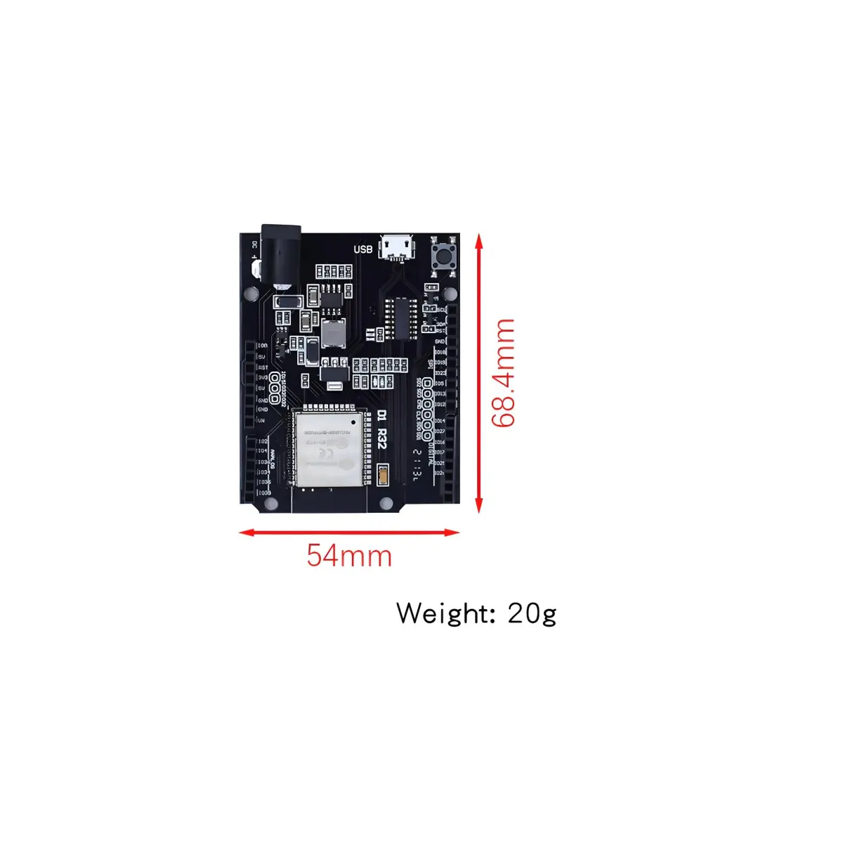 Wemos R3 D1 R32 Wifi Bluetooth Esp32 Ch340 Arduino